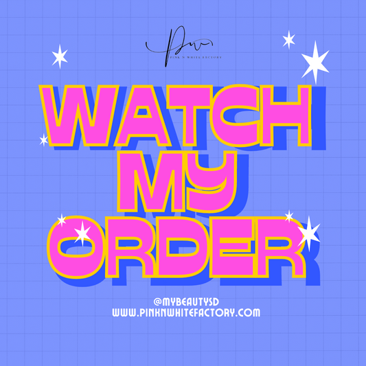 Video Ticket for Social Media “Watch My Order”