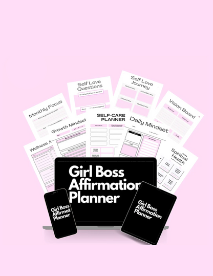 Girl Boss Affirmation Digital Planner