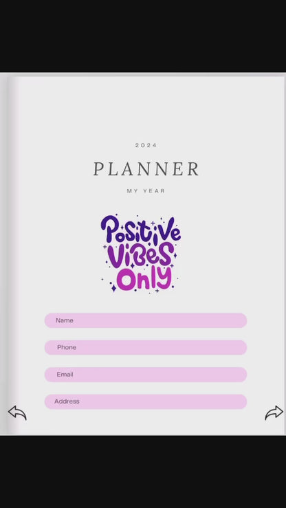 2024 Boss Babe Planner - Instant Print - 52 Pages